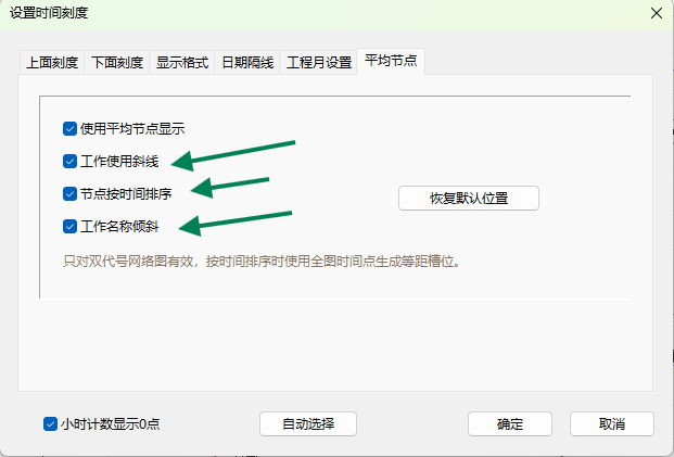 勾选使用平均节点显示,并按需要调整其他选项