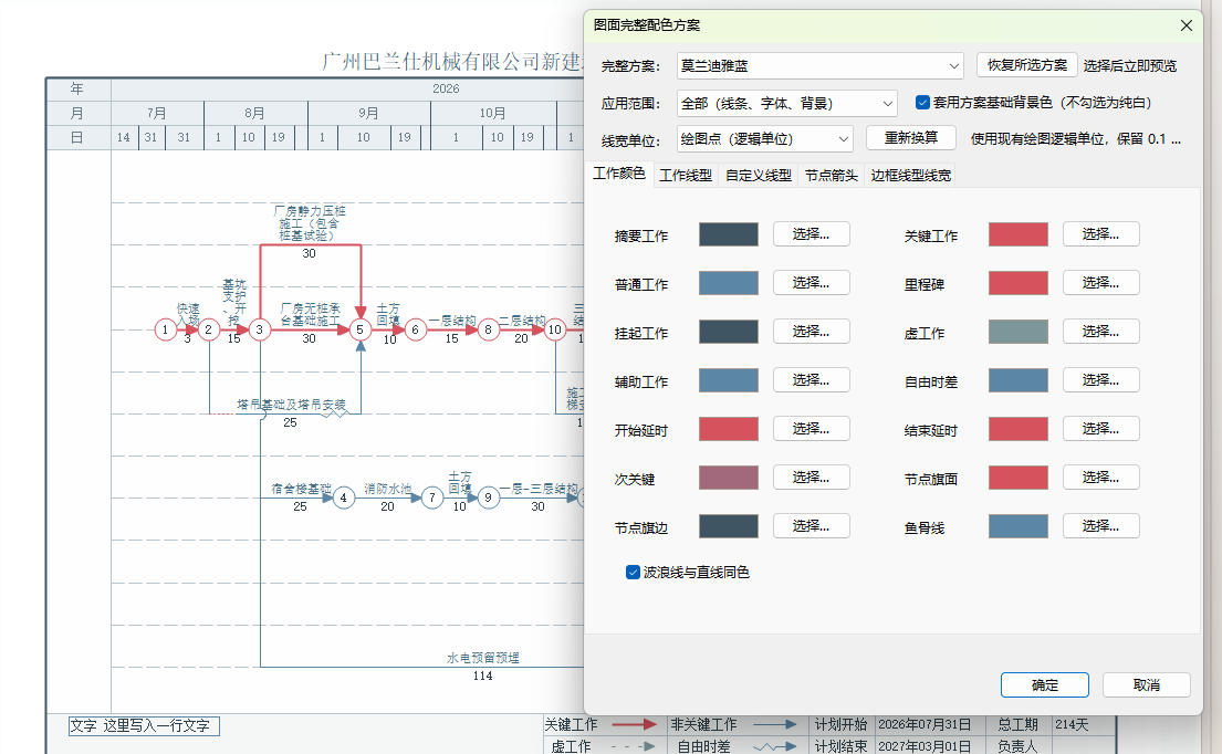 勾选后绘图背景采用莫兰迪雅蓝方案基础背景色
