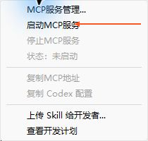 软件实拍:启动 CCProject MCP 服务